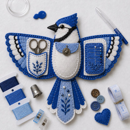🐦 DIY Felt Bird Sewing Craft Kit 🧵