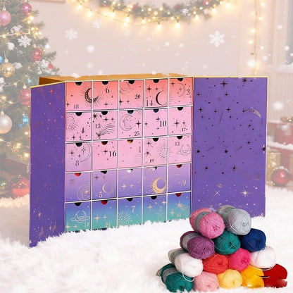 🎁🧵 2026 Crochet Countdown Calendar – 25‑day set of yarn, crochet tools, patterns and creative surprises (🔥 Exactly as featured in the video)