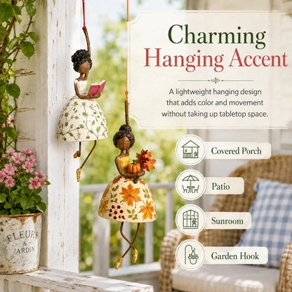 💃✨ Let Your Décor Dance! ✨Whimsical Dancing Lady Hanging Ornament