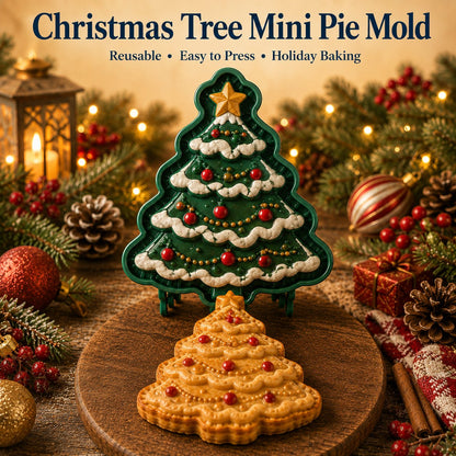 🎄 Christmas Themed Embossed Mini‑Pie Mould Set | 8 Festive Character Designs for Holiday Baking